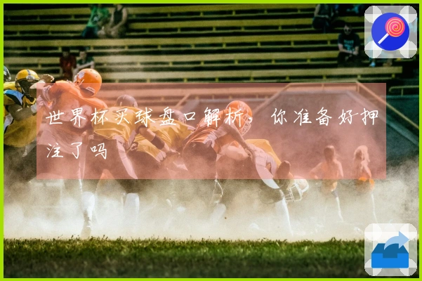 世界杯买球盘口解析，你准备好押注了吗